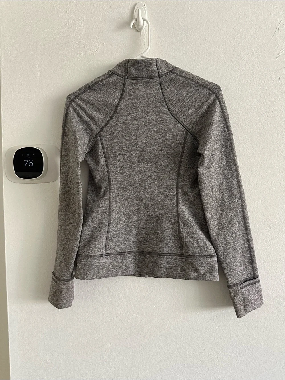 Ivivva girl Gray Performance Jacket - Lightweight Long Sleeve size 12